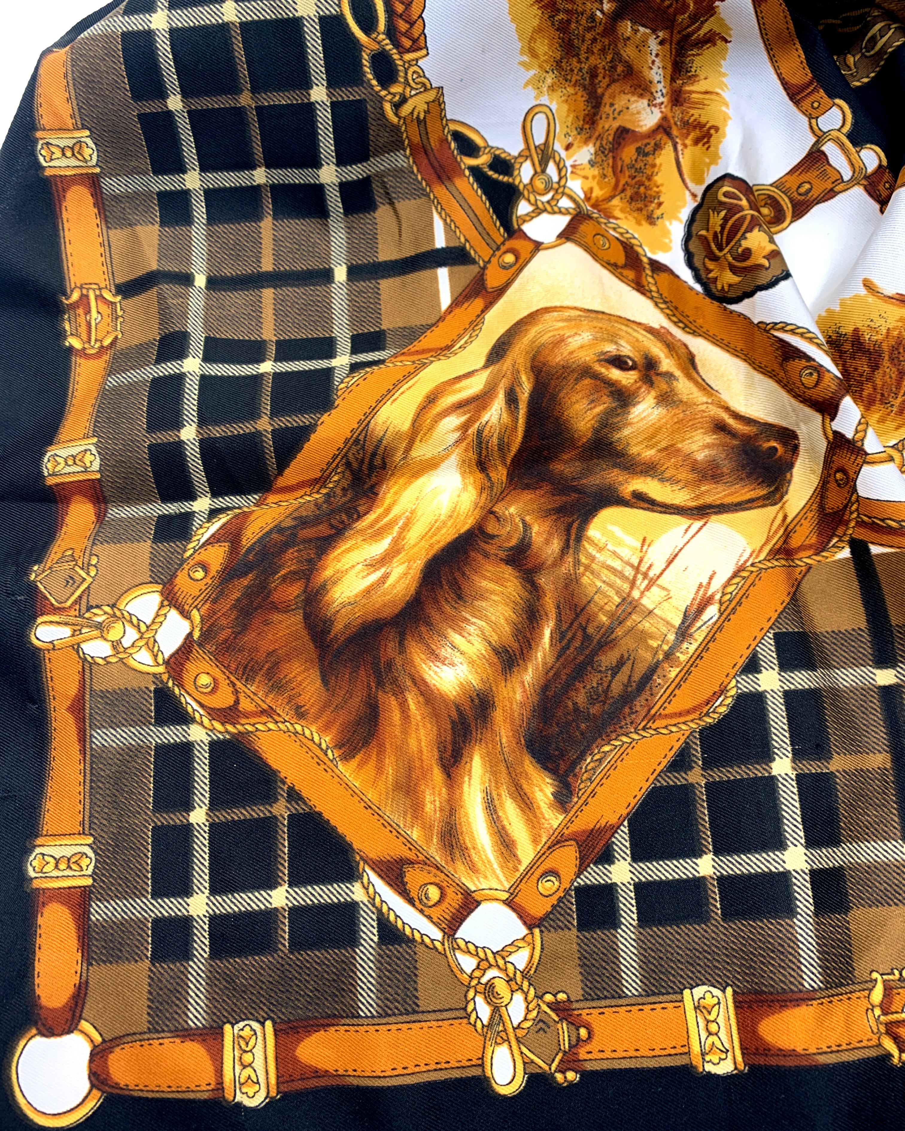 Elegant Irish Setter Hunting Dog Scarf