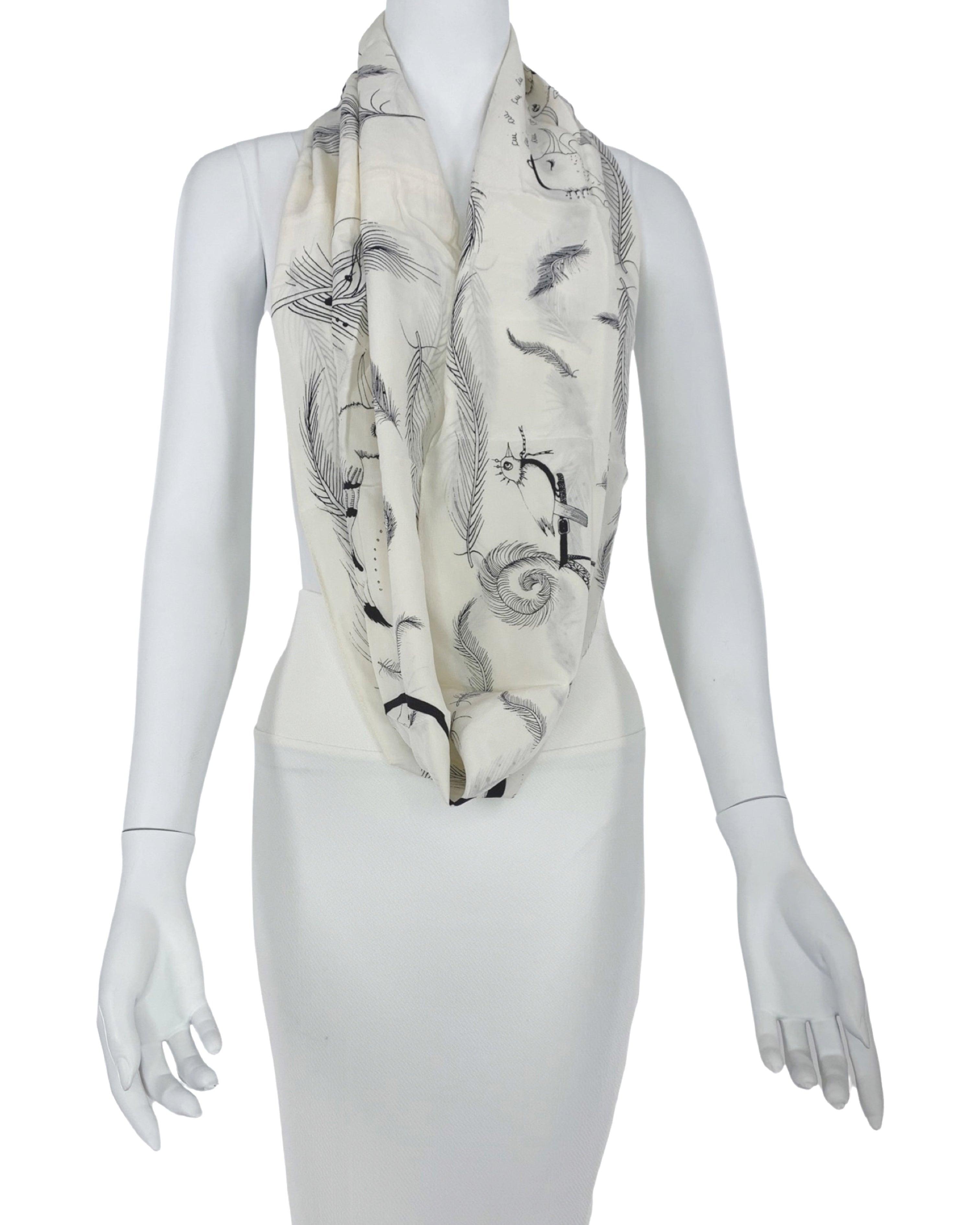 Florence Balducci Silk Infinity Scarf - Front view