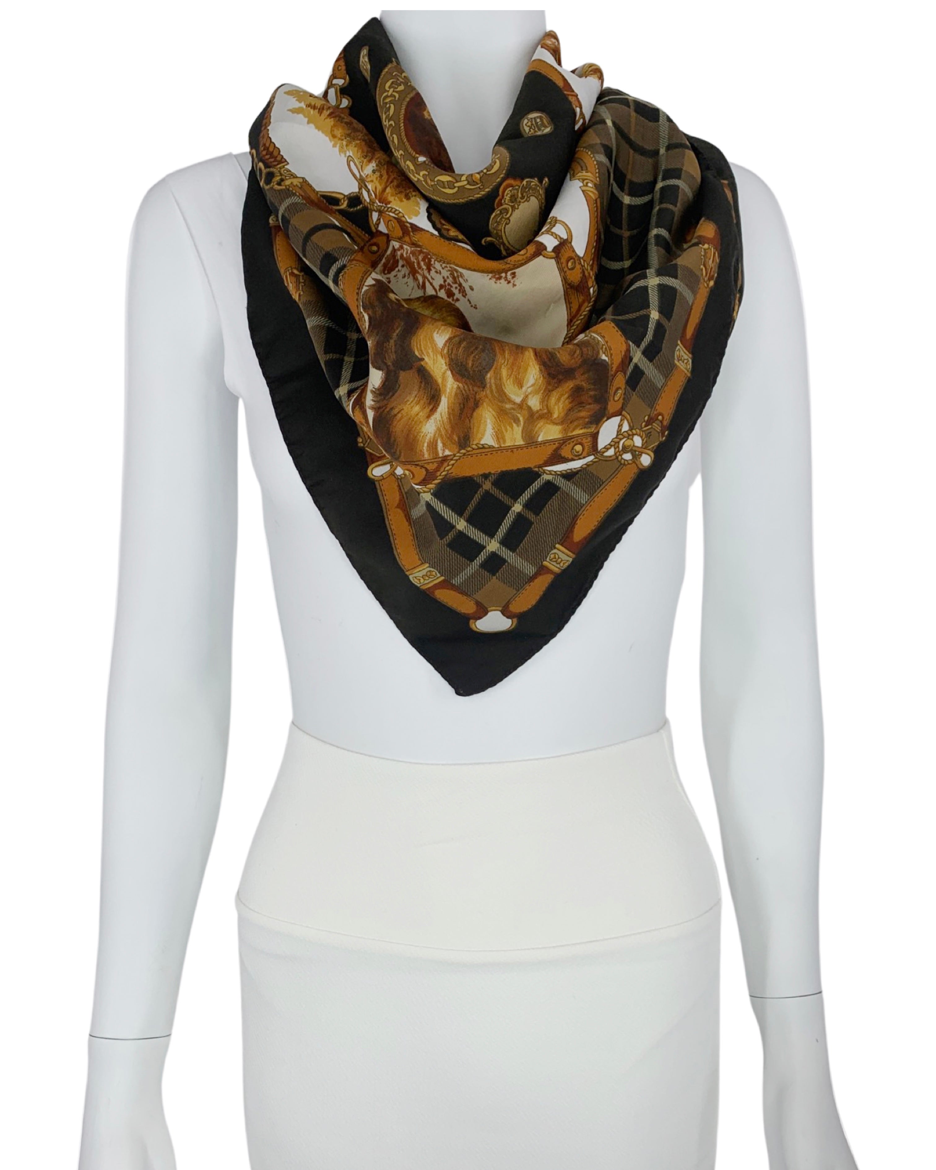 Elegant Irish Setter Hunting Dog Scarf