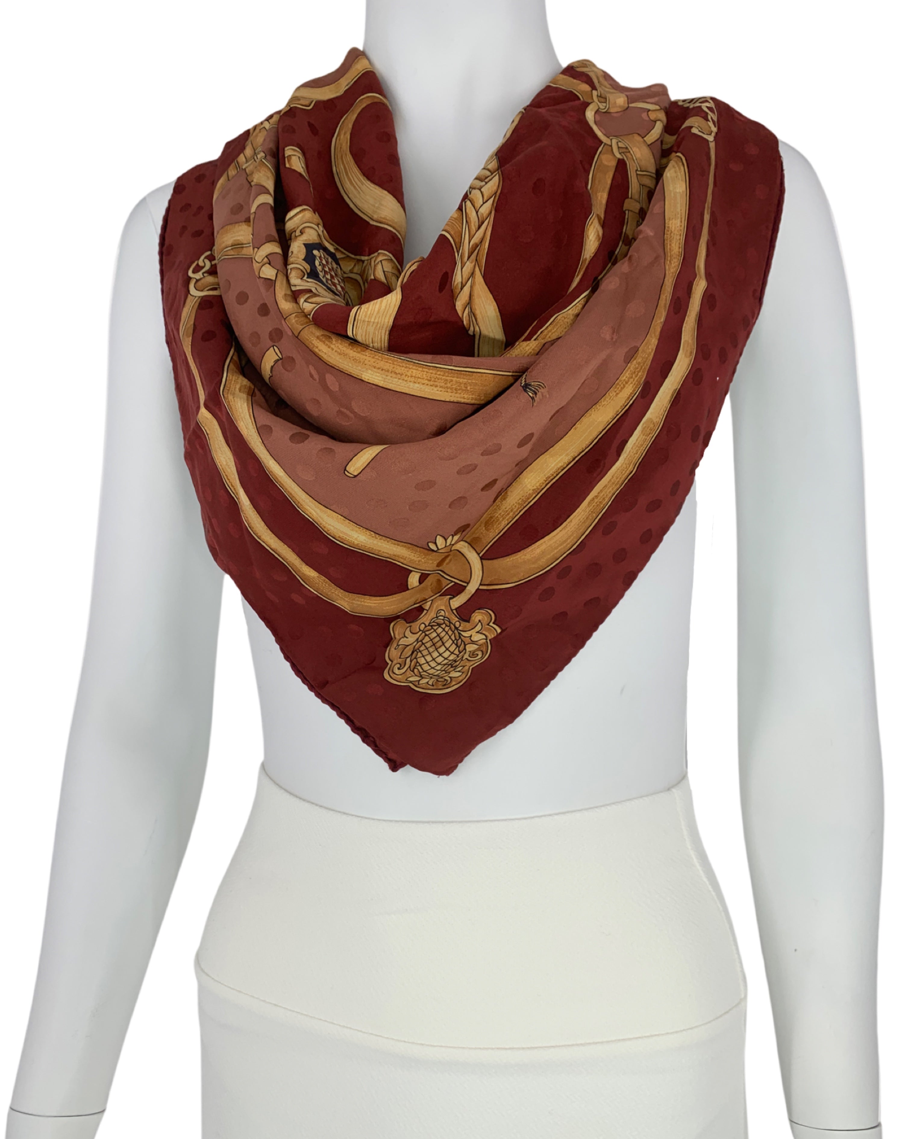 Enhance your style with a silk scarf masterpiece