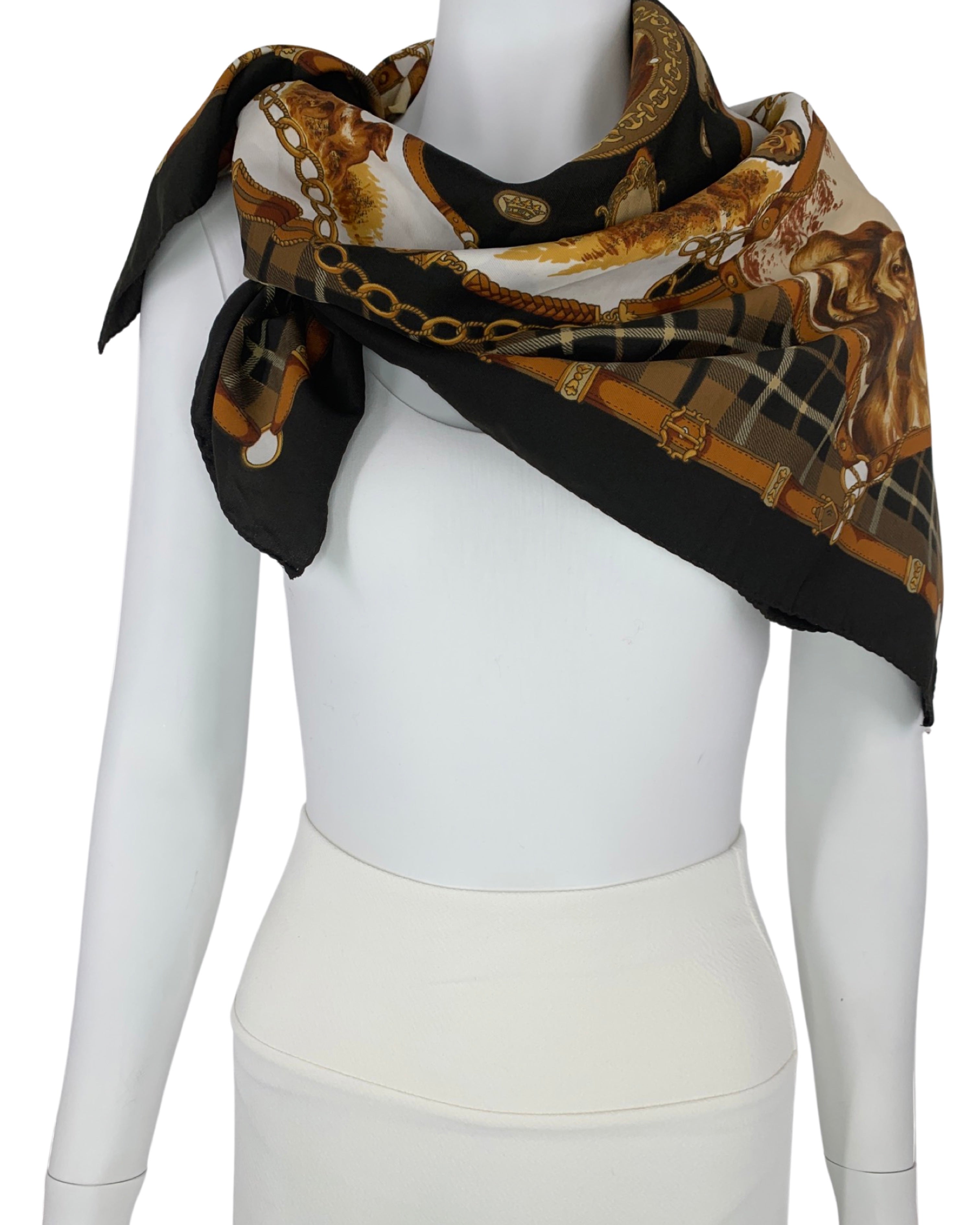 Elegant Irish Setter Hunting Dog Scarf