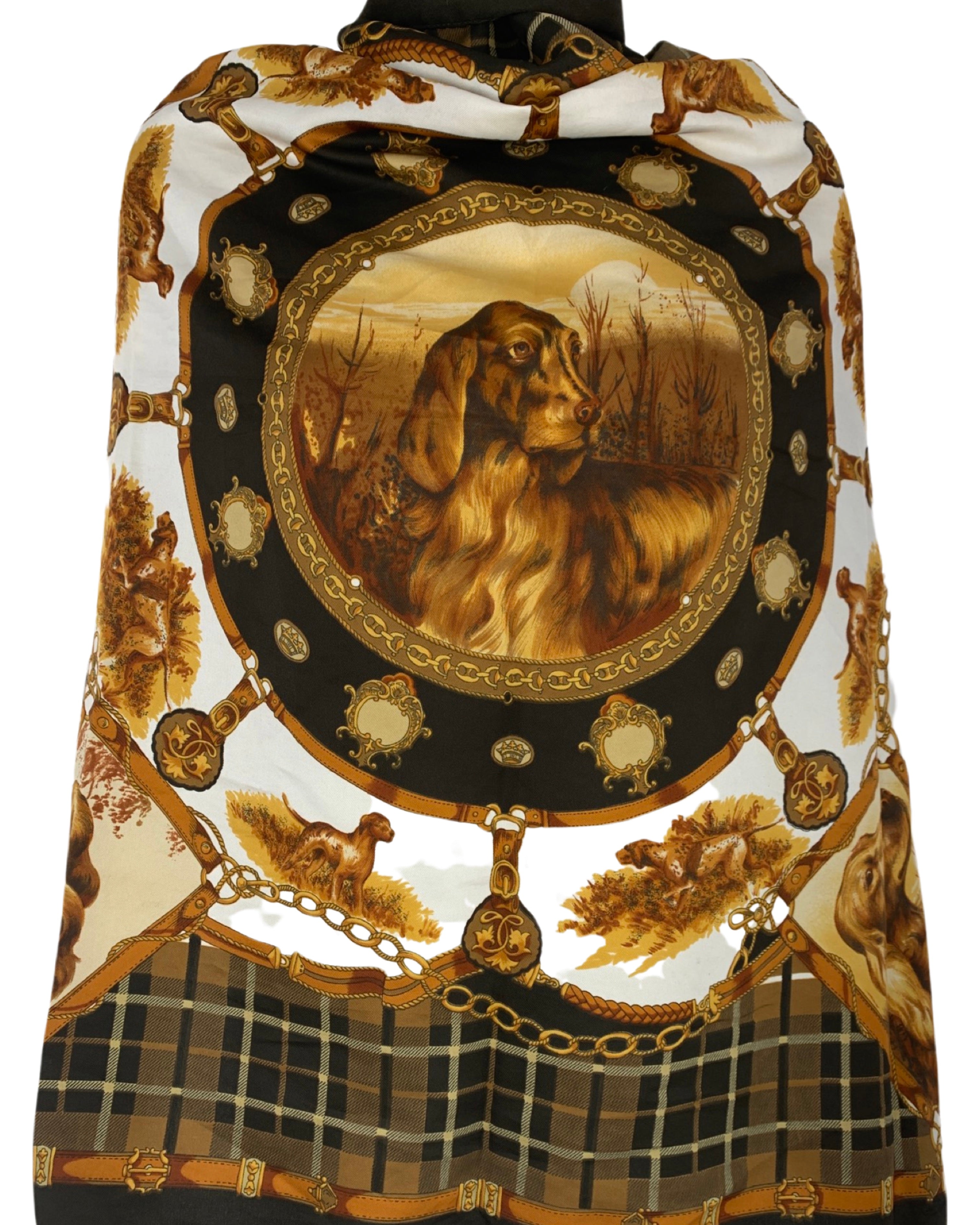 Elegant Irish Setter Hunting Dog Scarf