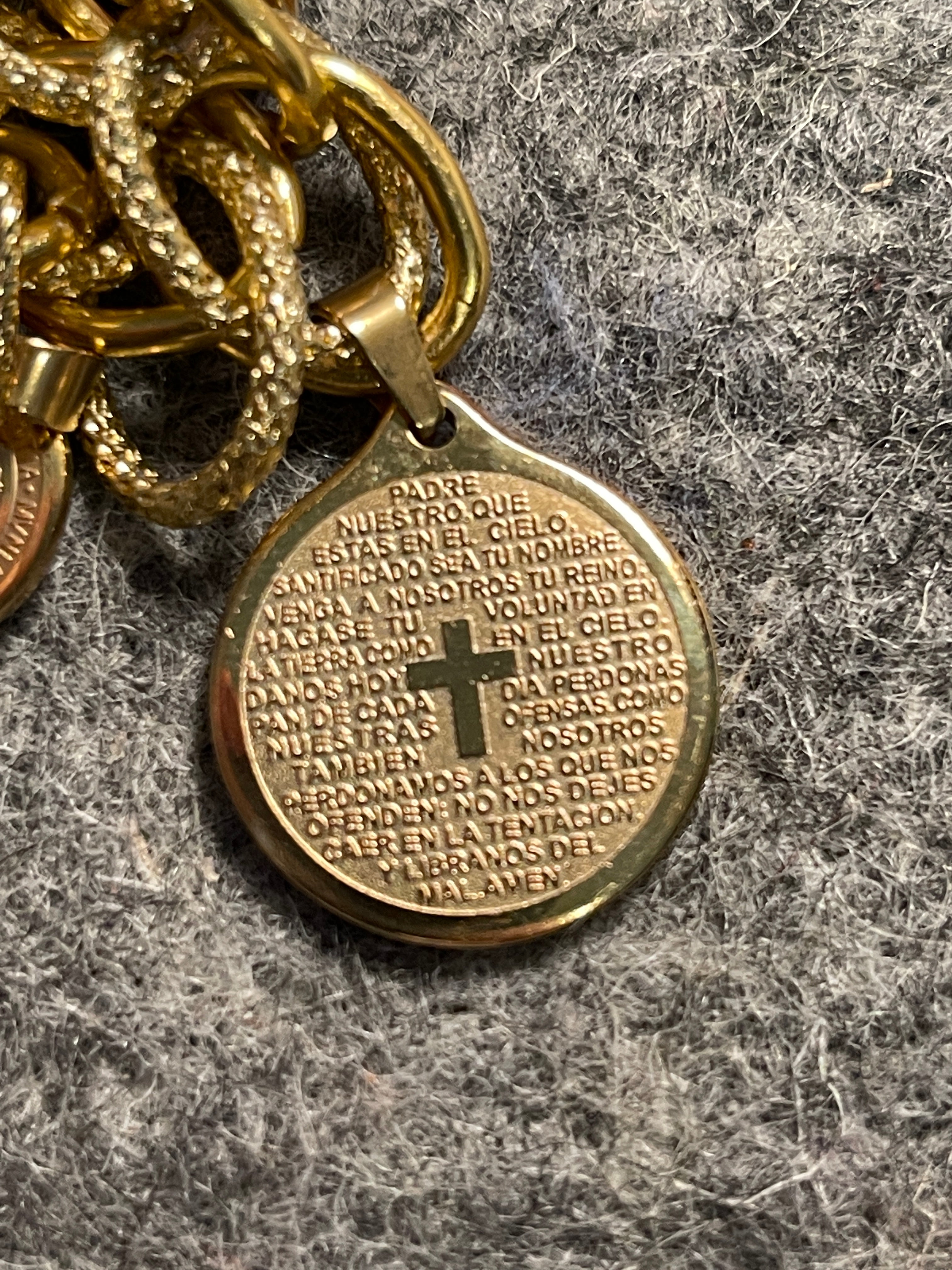 Gold-tone Medallion Bracelet