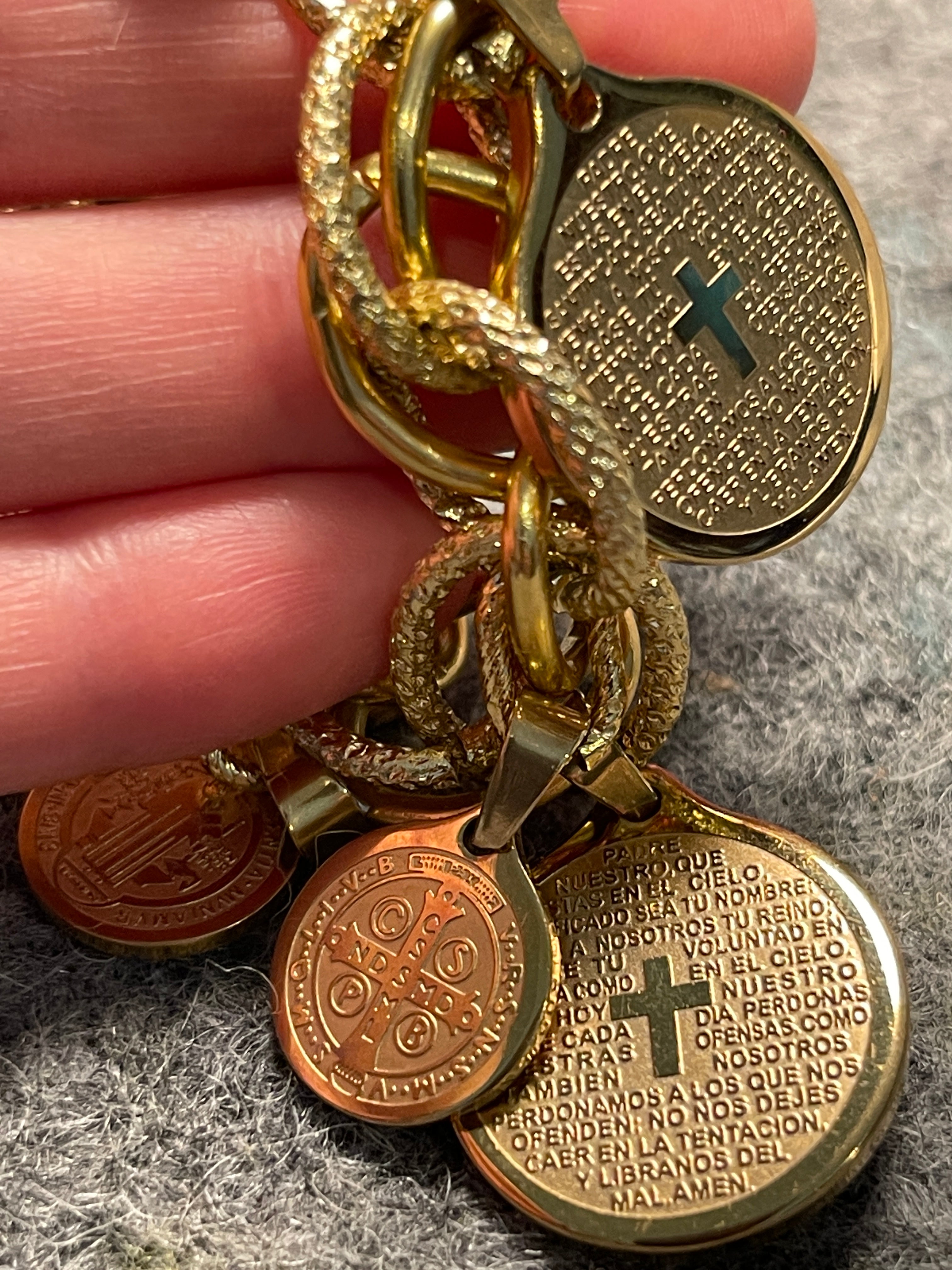 Gold-tone Medallion Bracelet