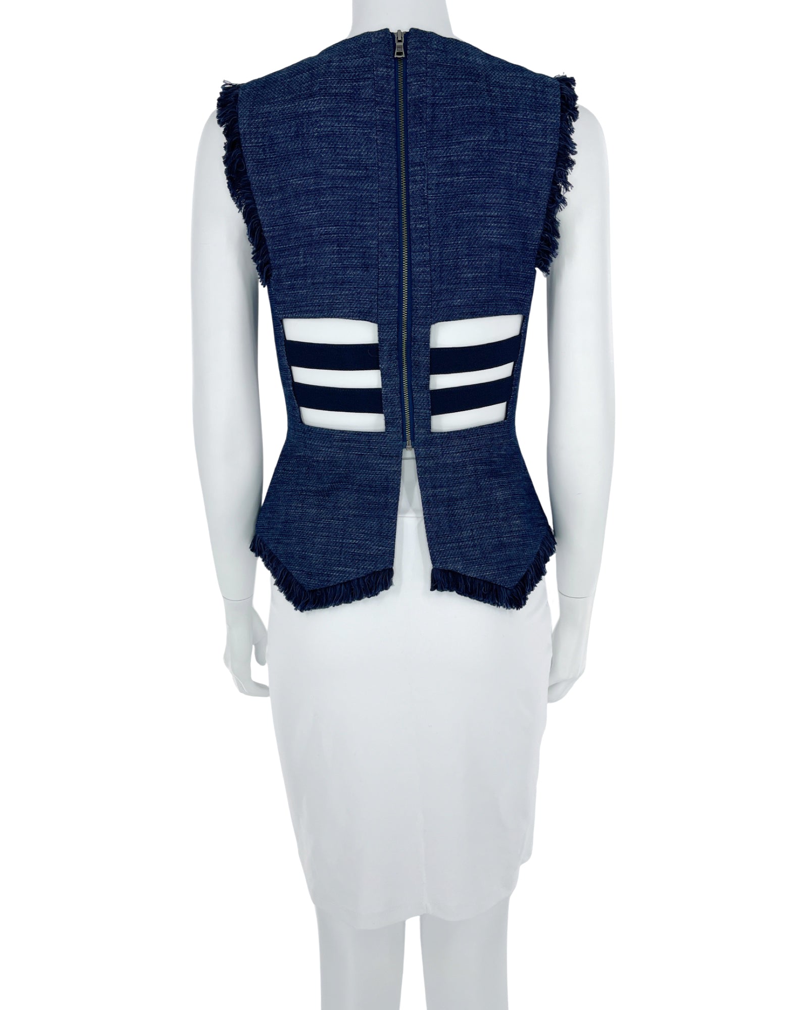 BCBG Max Azria dark navy top,