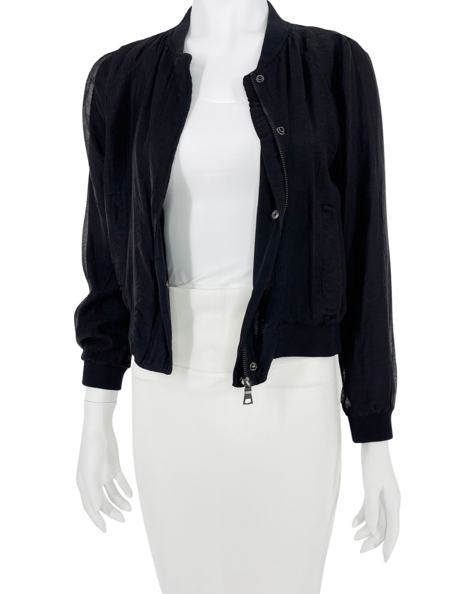 Philosophy,black bomber jacket