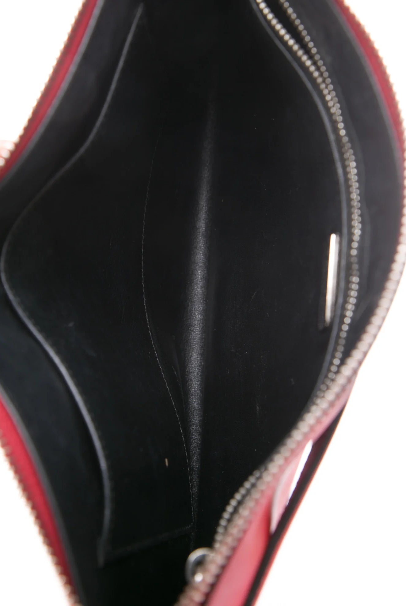 saffiano leather clutch