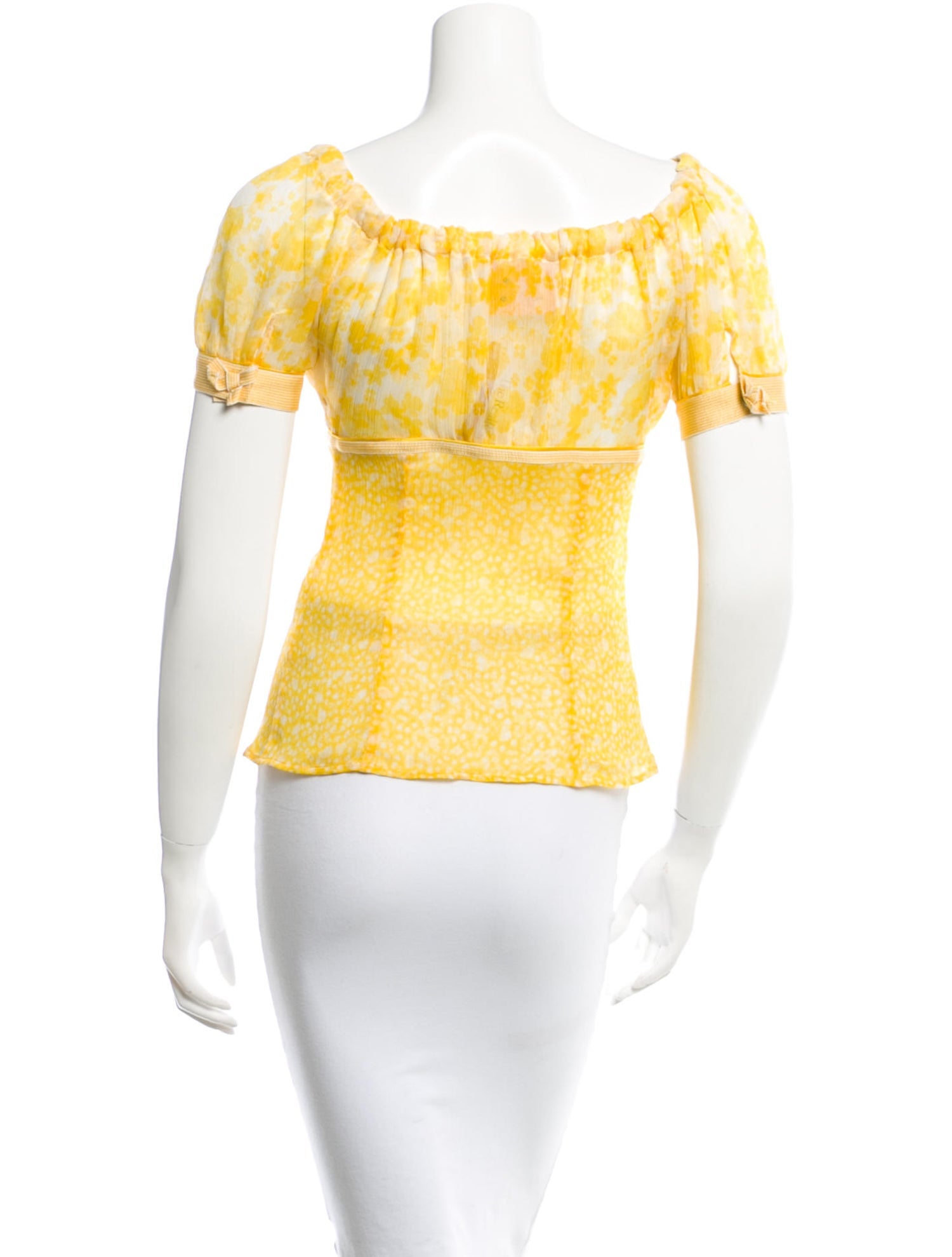 Dolce and Gabbana Silk Blend Blouse