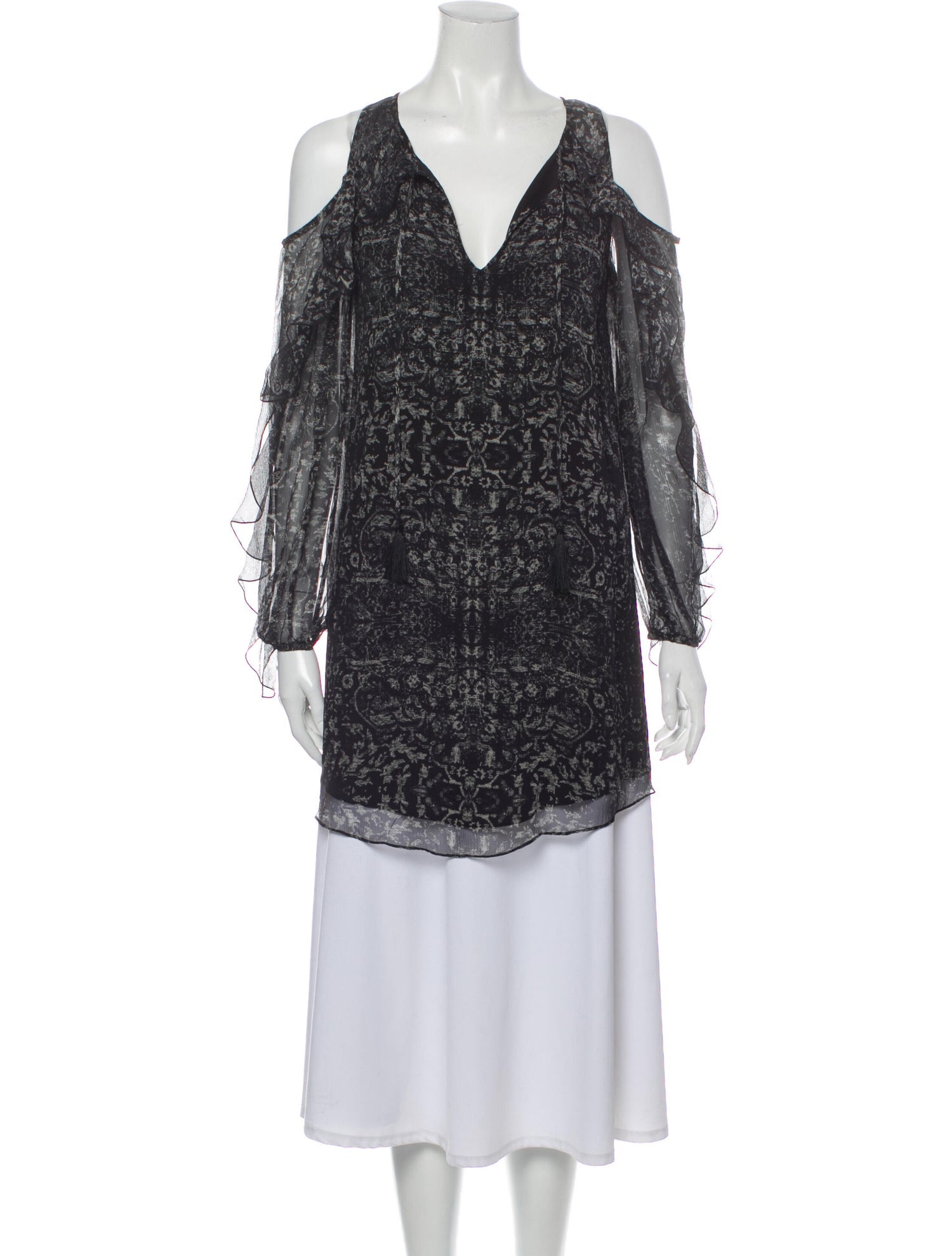 Haute Hippie Silk Printed Tunic