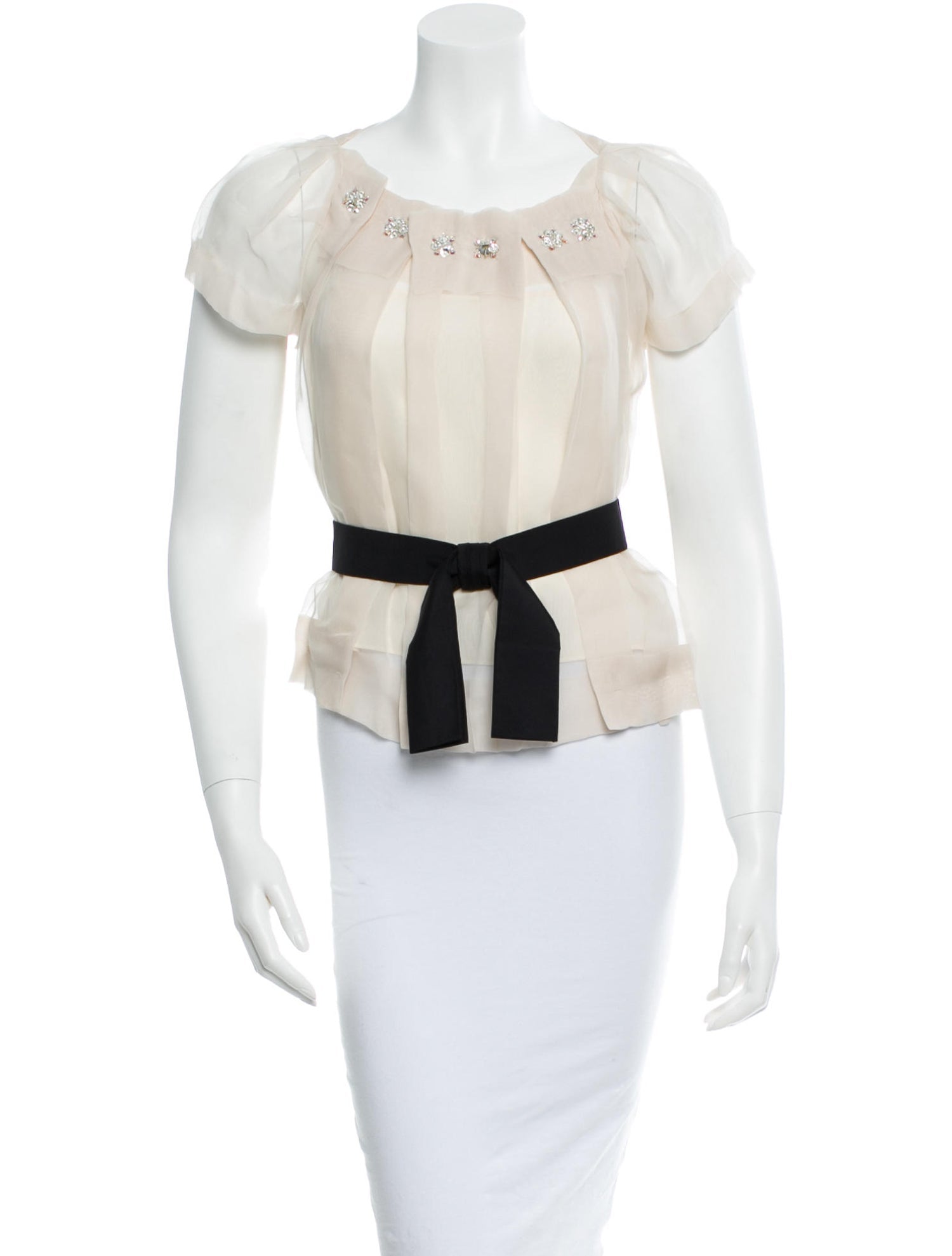 Chloé Silk Top - Front view