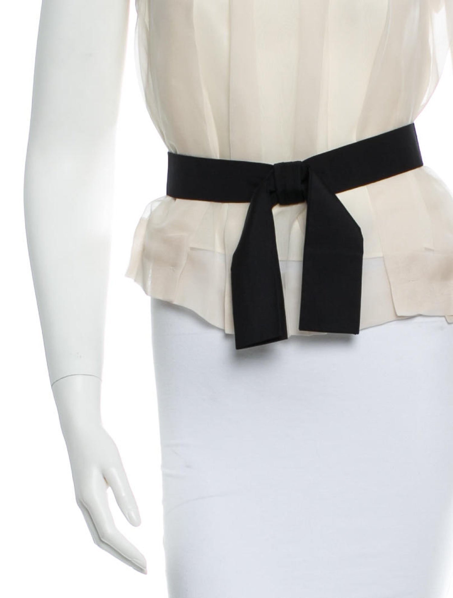 Chloé Silk Top - close up view