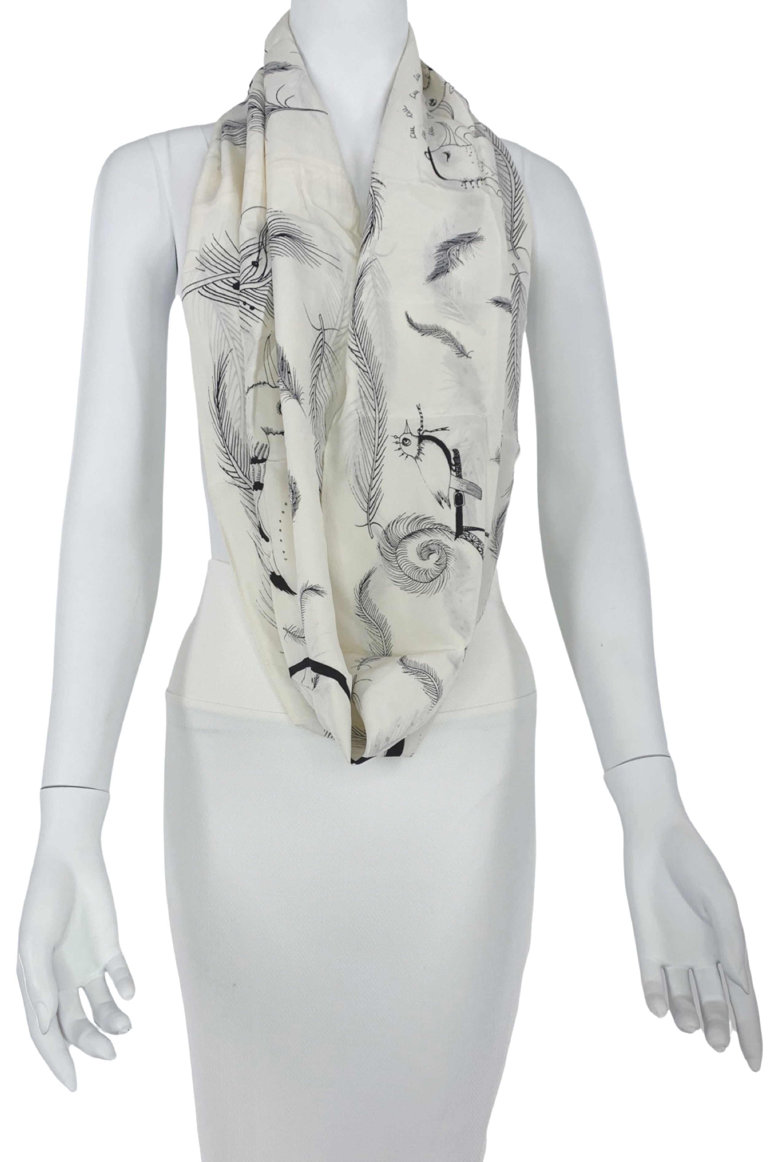 Florence Balducci Silk Infinity Scarf - Front view