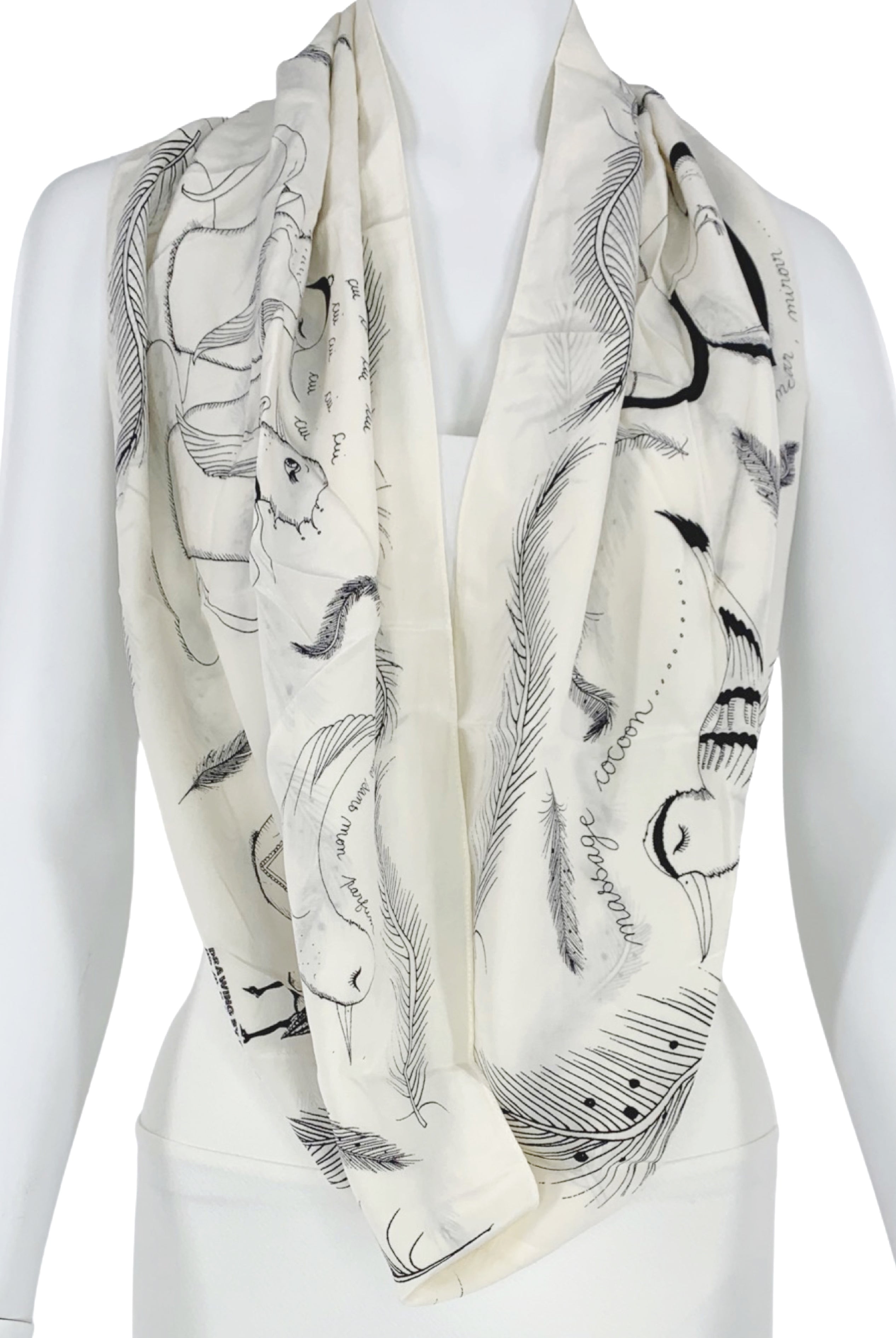 Florence Balducci Silk Infinity Scarf - Front view