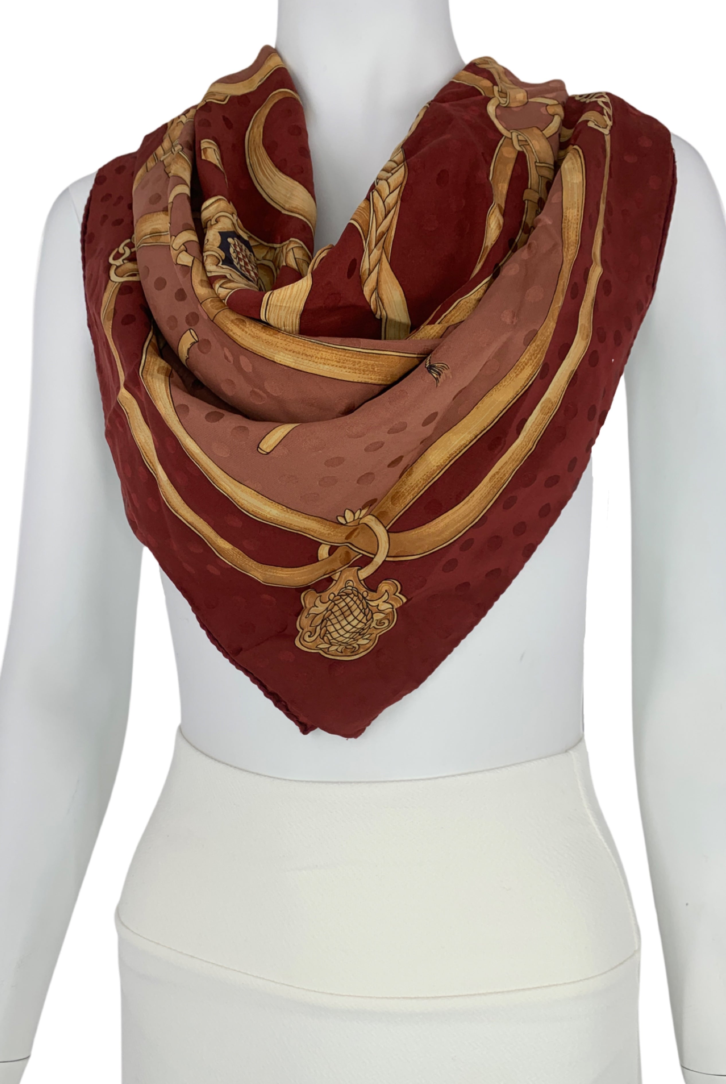 Enhance your style with a silk scarf masterpiece