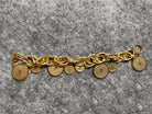 Gold-tone Medallion Bracelet