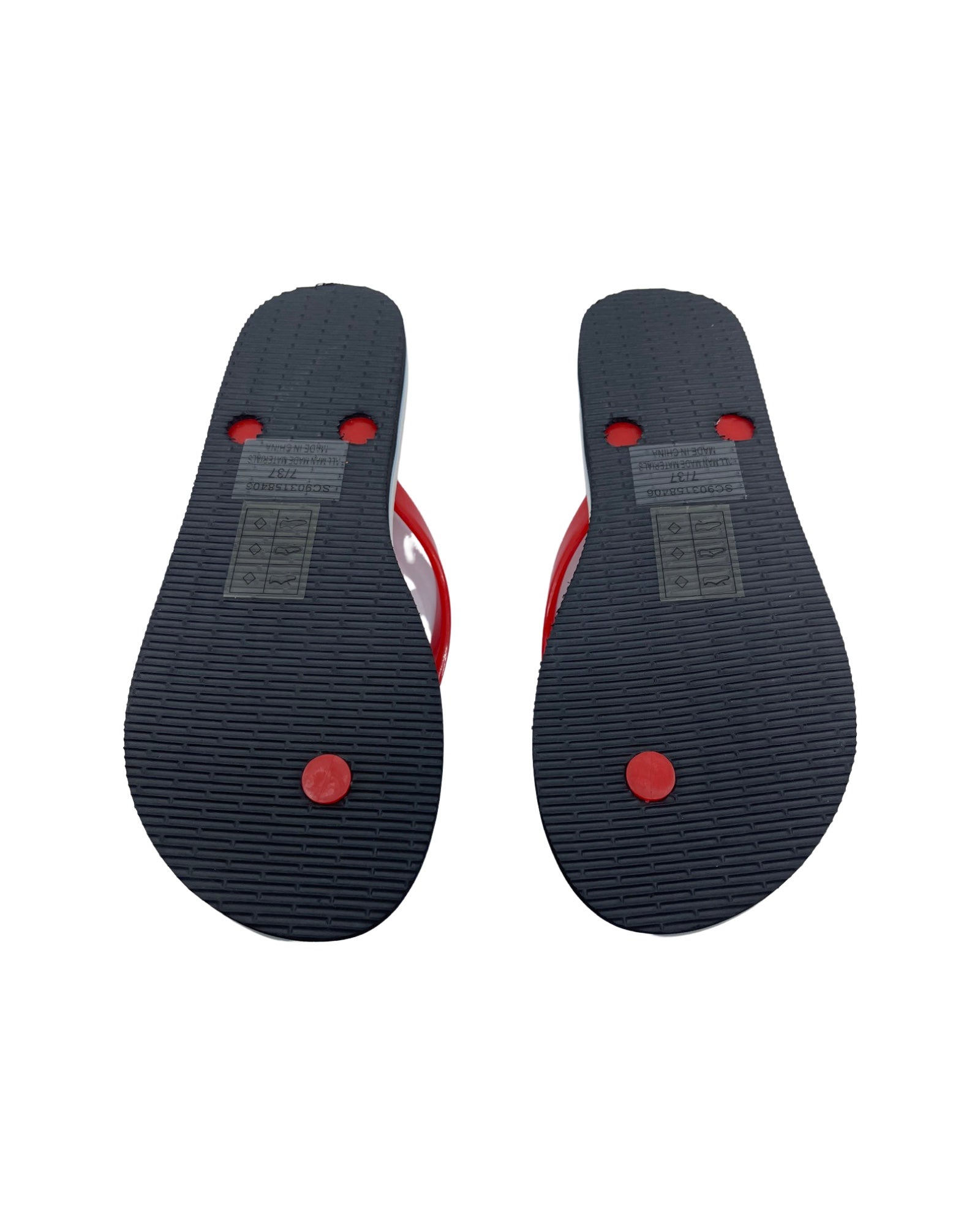 T-strap flip flops