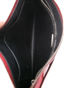 saffiano leather clutch