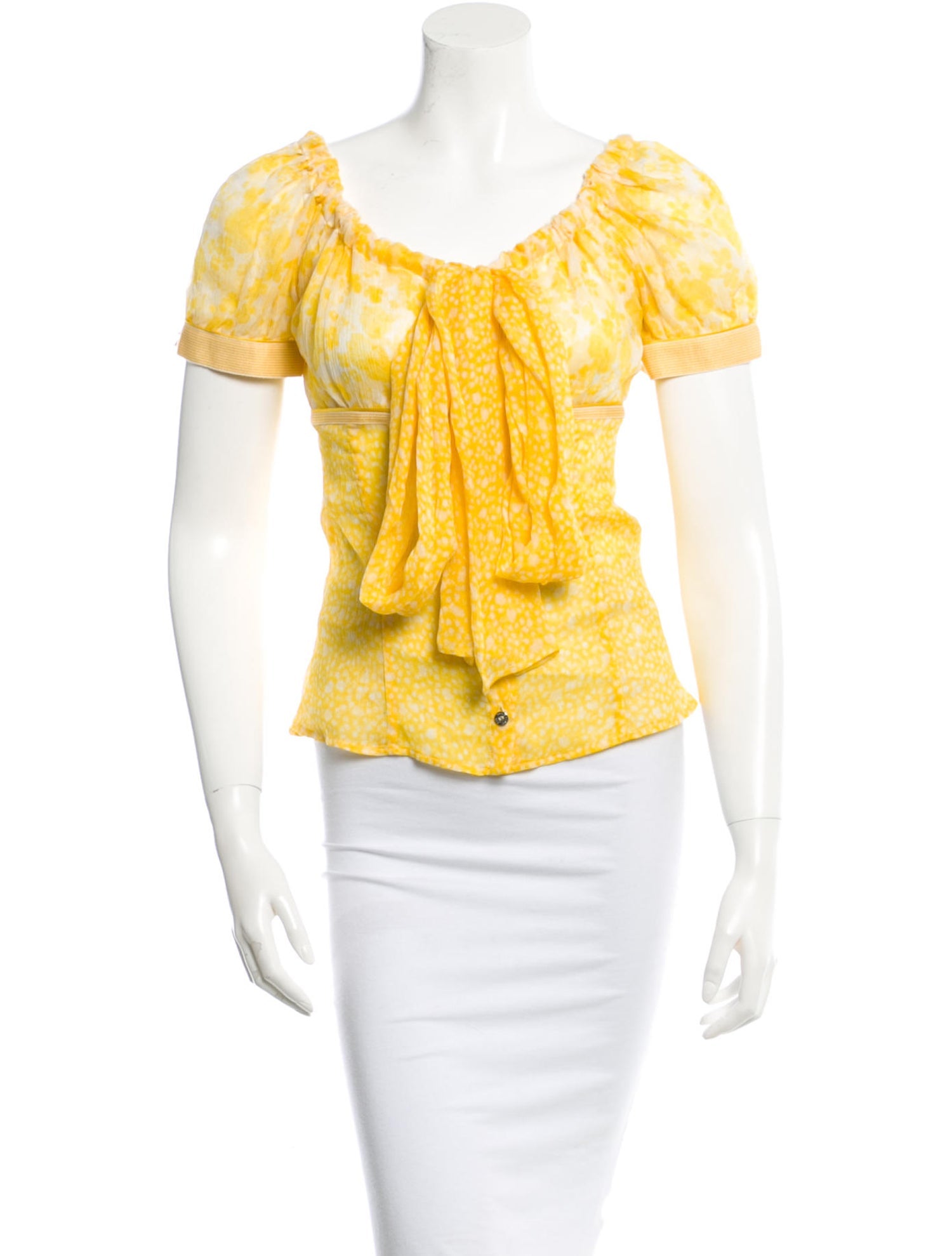 Dolce and Gabbana Silk Blend Blouse 